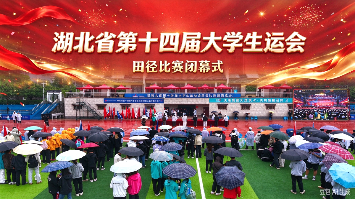 湖北省第十四届大运会——田径比赛闭幕式