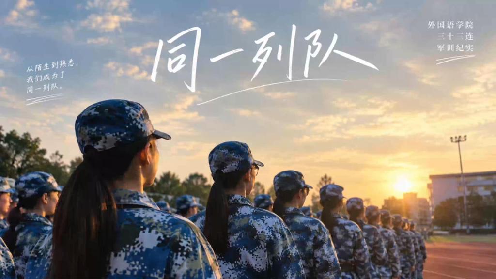 2026军训风采——同一队列